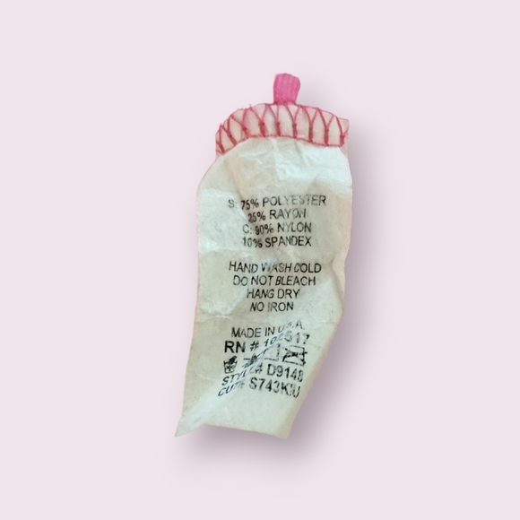 Size Medium Soprano Pink Peplum Dress - Picture 7 of 7